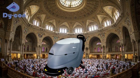 مكنسة أرضيات تعمل بالبطارية Dycon FS20 بجهد 24 فولت وكفاءة 2000 متر مربع/ساعة